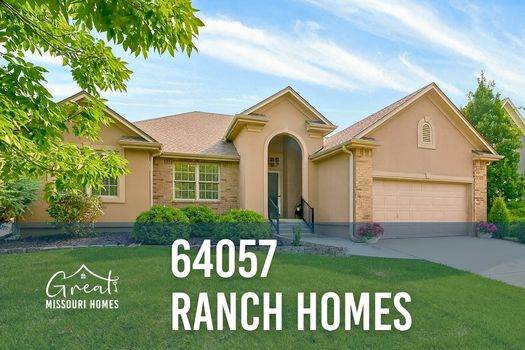 64057 Ranch Homes for Sale | One-Story Homes in 64057 MO