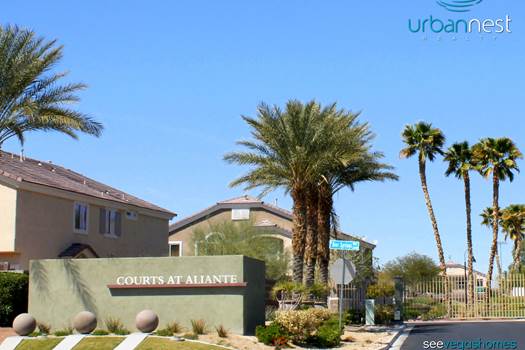 Courts At Aliante Townhomes For Sale North Las Vegas Real Estate